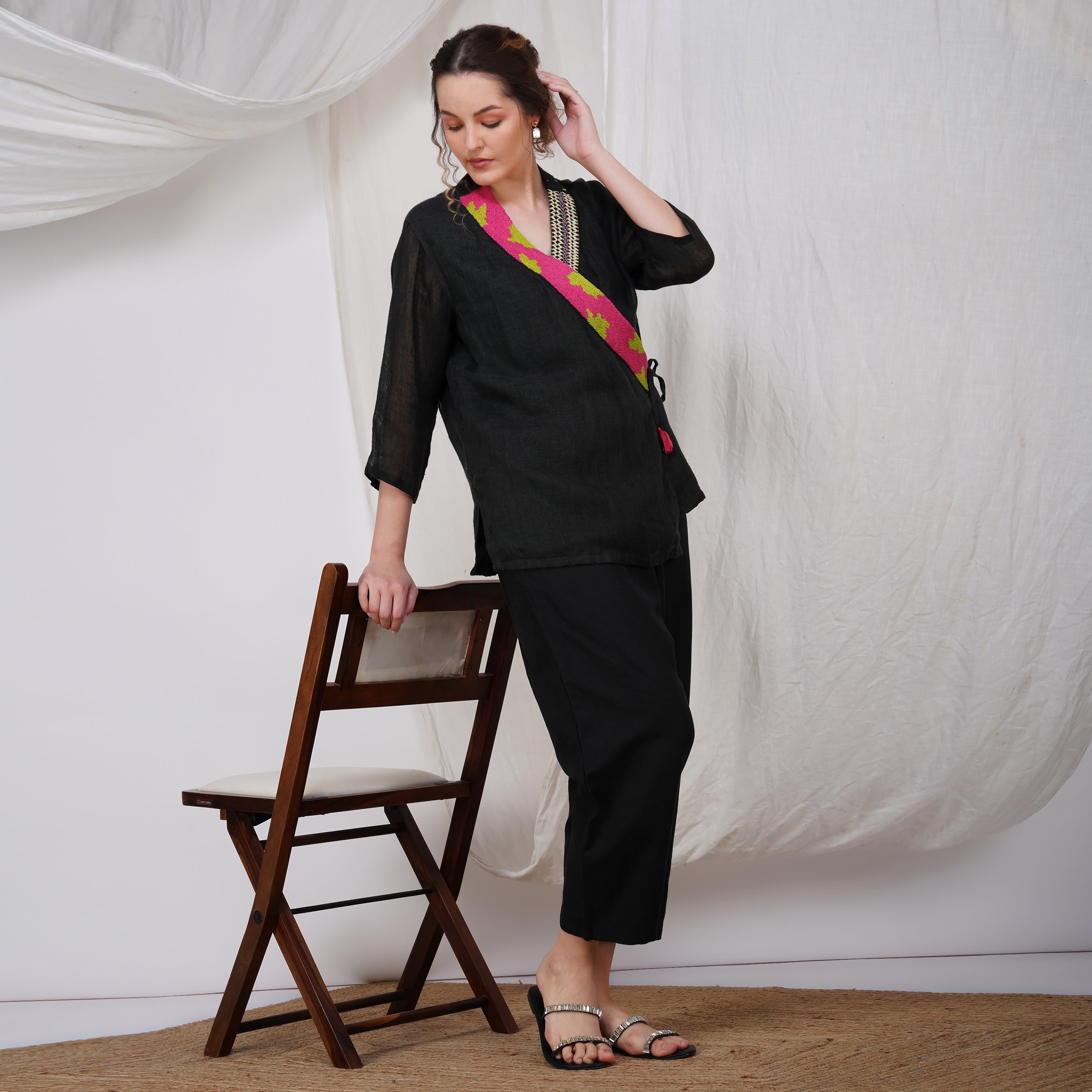 Ribbon Shoulder Top - Stylish Summer Women's Top | Vivir – Vivir