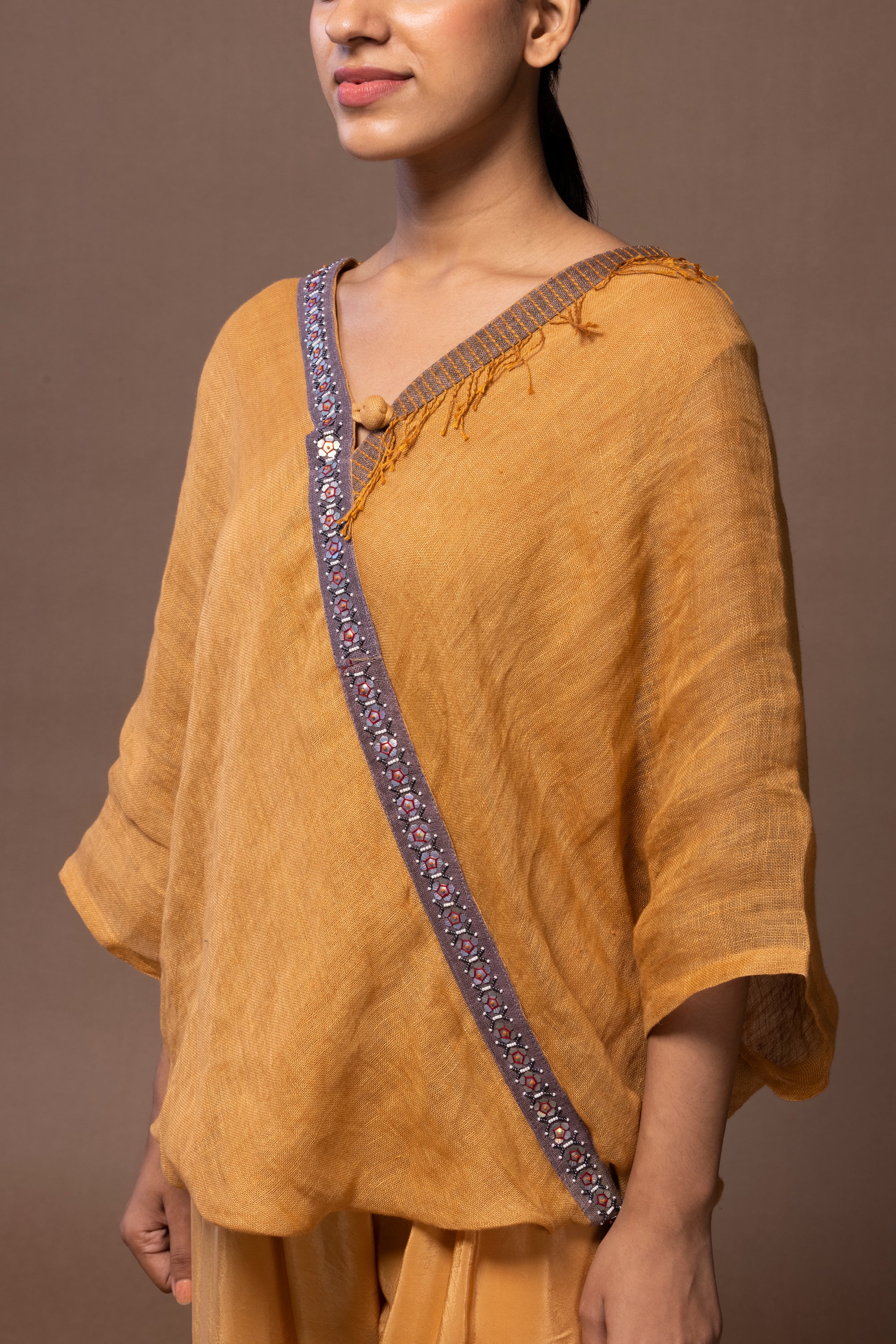 Crisscross Free Size Top / Co-ord Set – Stylish & Comfortable Linen Wear | VIVIR