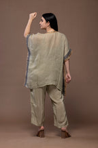 Sequin Trousers Co-Ord Set – Luxe Linen Partywear | VIVIR