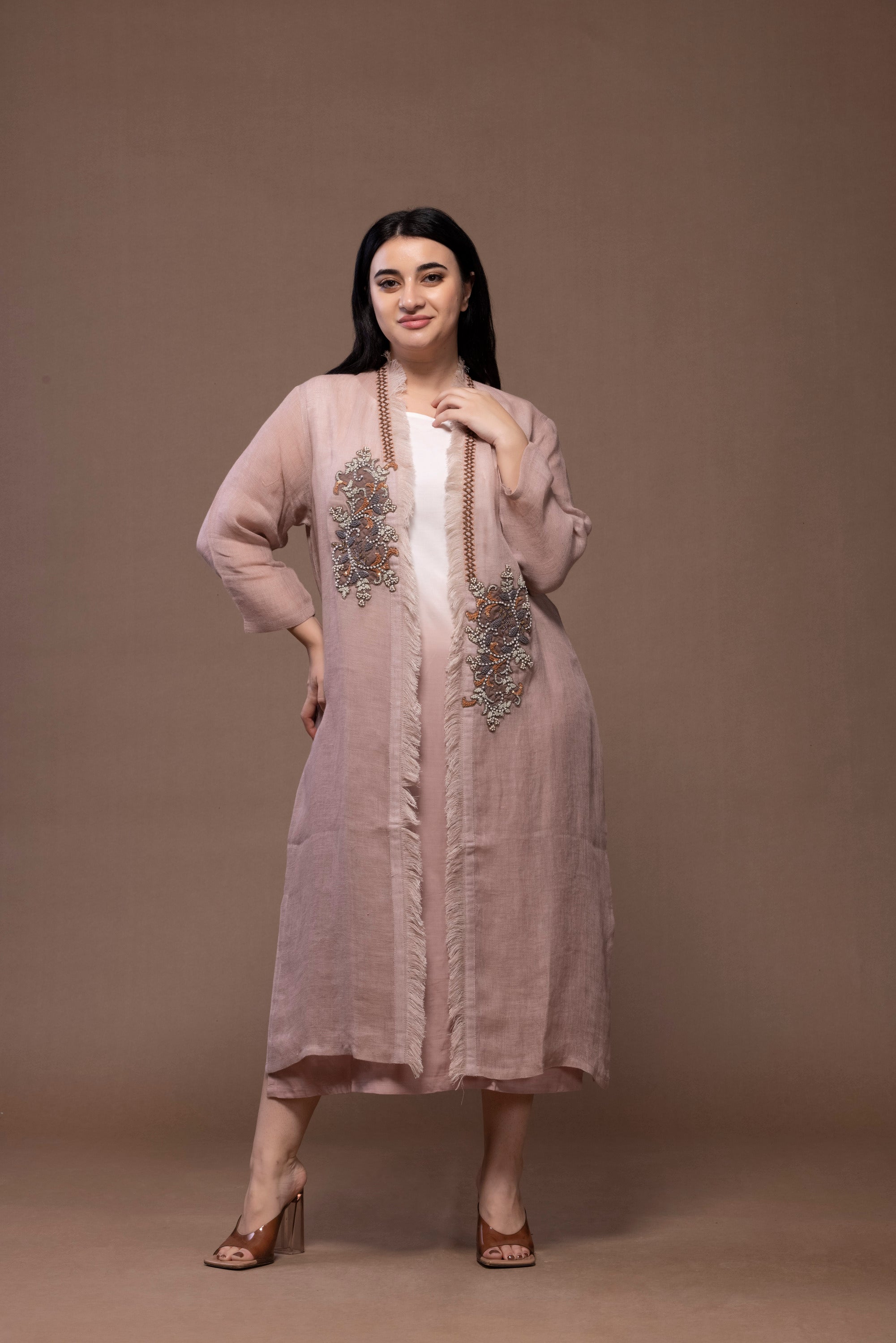 Premium Three-Piece Co-Ord Set - Handcrafted Linen | VIVIR