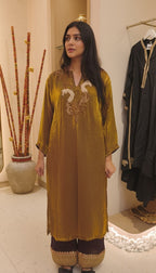 Tissue Tunic with Zardozi Embroidery