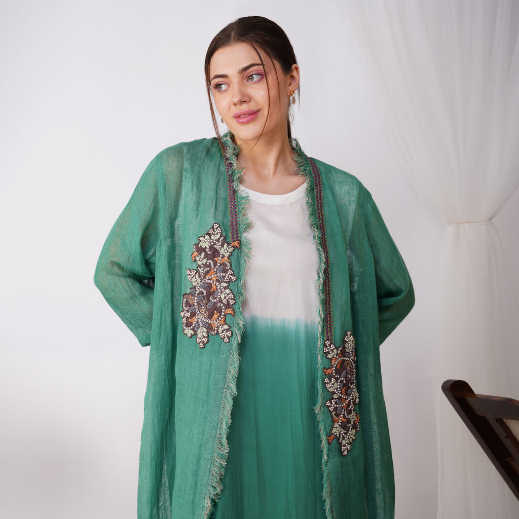 Premium Three-Piece Co-Ord Set - Handcrafted Linen | VIVIR