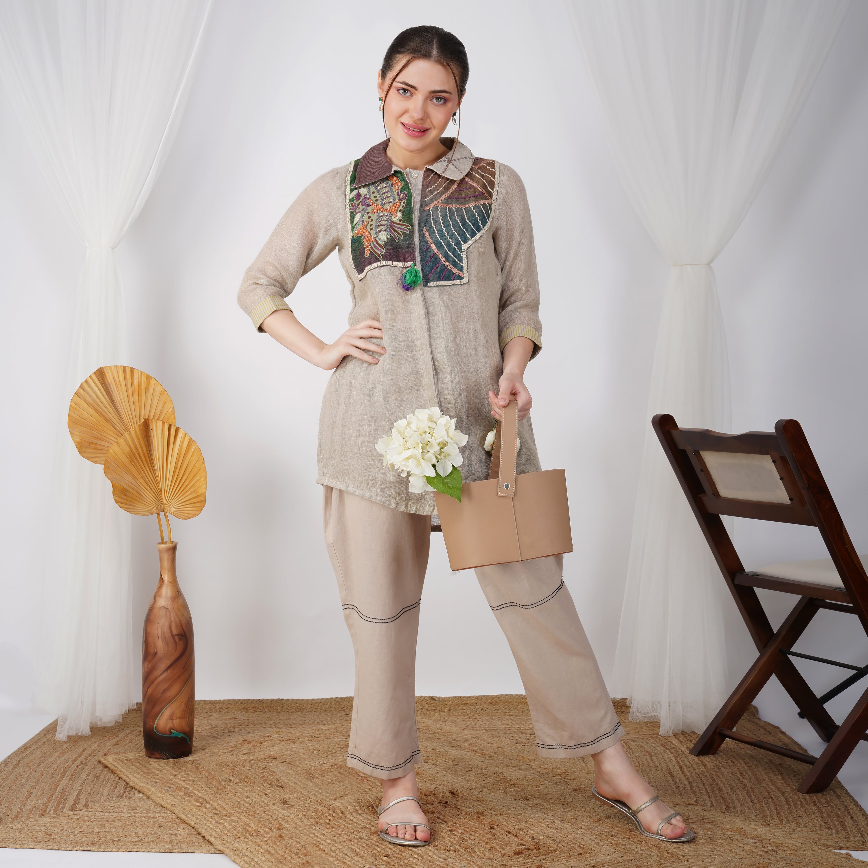 Casual Embroidery T-Shirt Top | Vivir