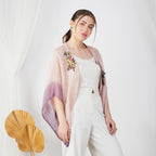 Double Shaded Shrug – Stylish Handcrafted Linen Layer | VIVIR