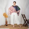 Gradient Multicolor Top – Stylish & Handcrafted Linen Wear | VIVIR