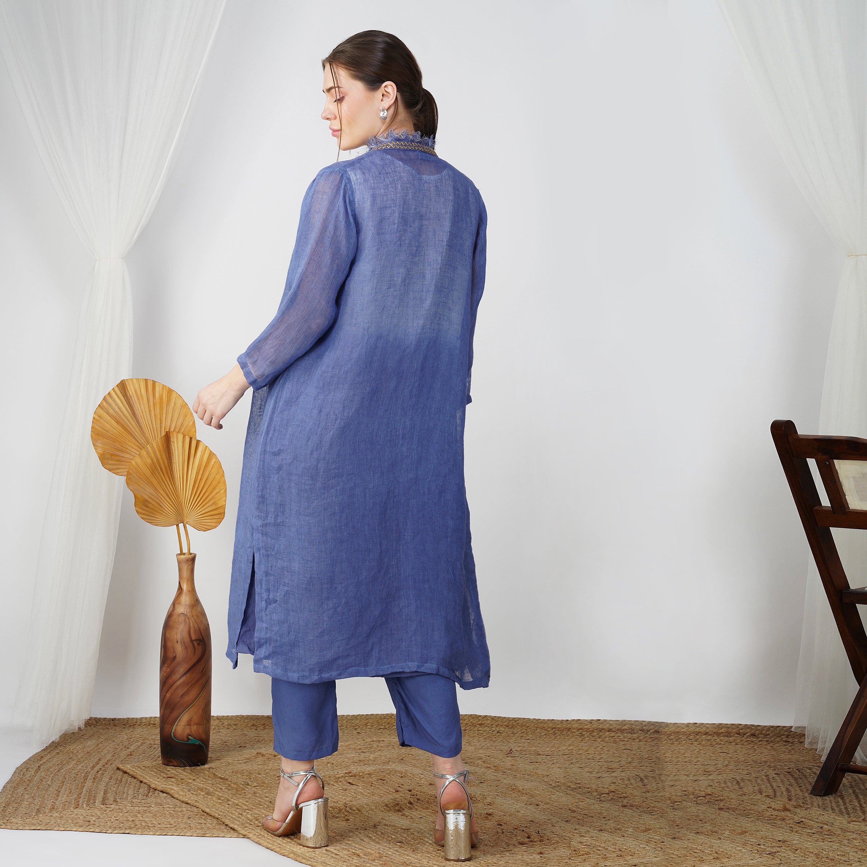 Premium Three-Piece Co-Ord Set - Handcrafted Linen | VIVIR