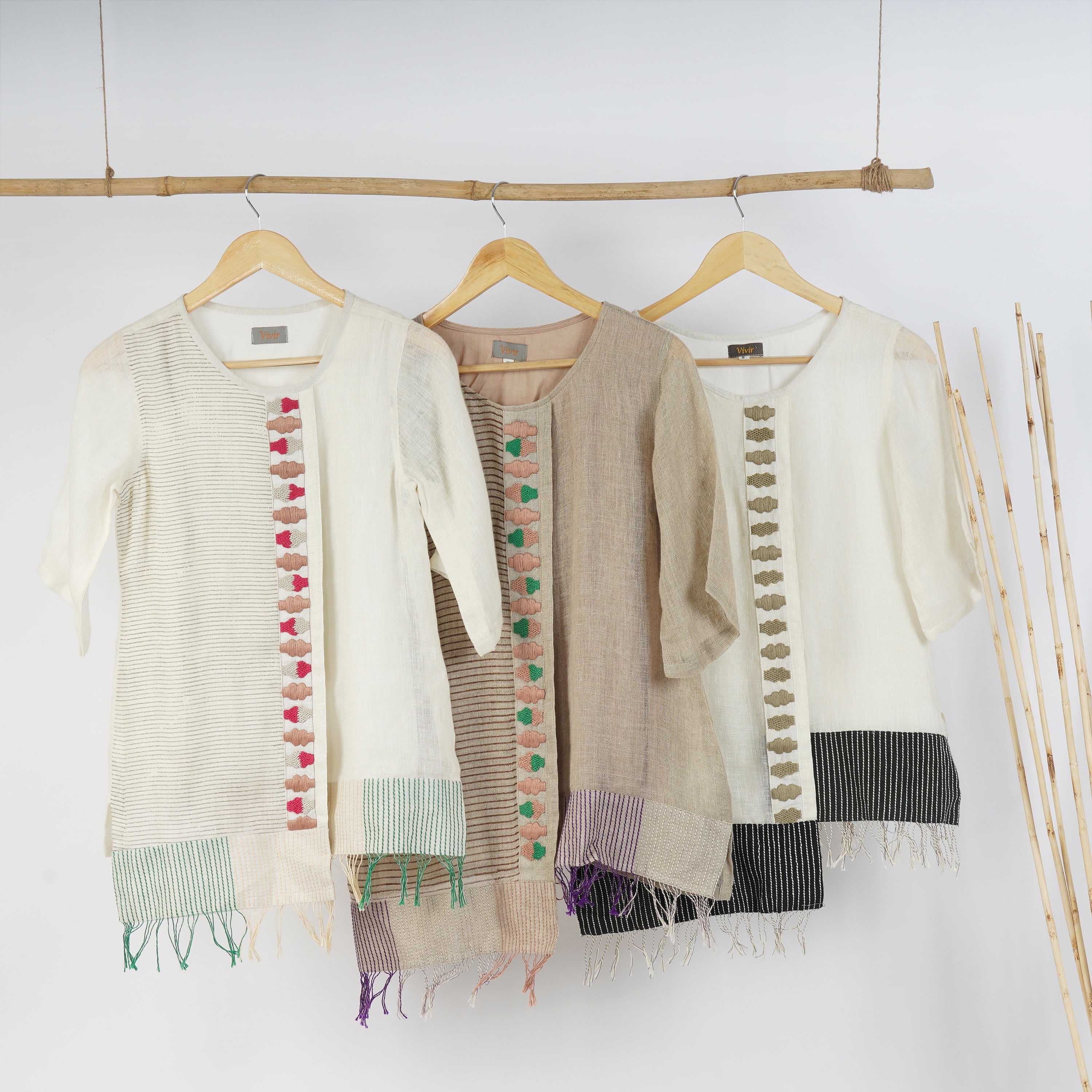 Asymmetrical Linen Top – Chic & Handcrafted | VIVIR