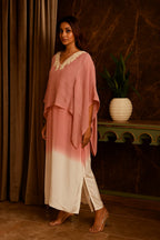 Dual-Tone Motif Dress