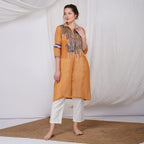 Fringy Pearl Tunic – Elegant Handcrafted Linen Tunic | VIVIR
