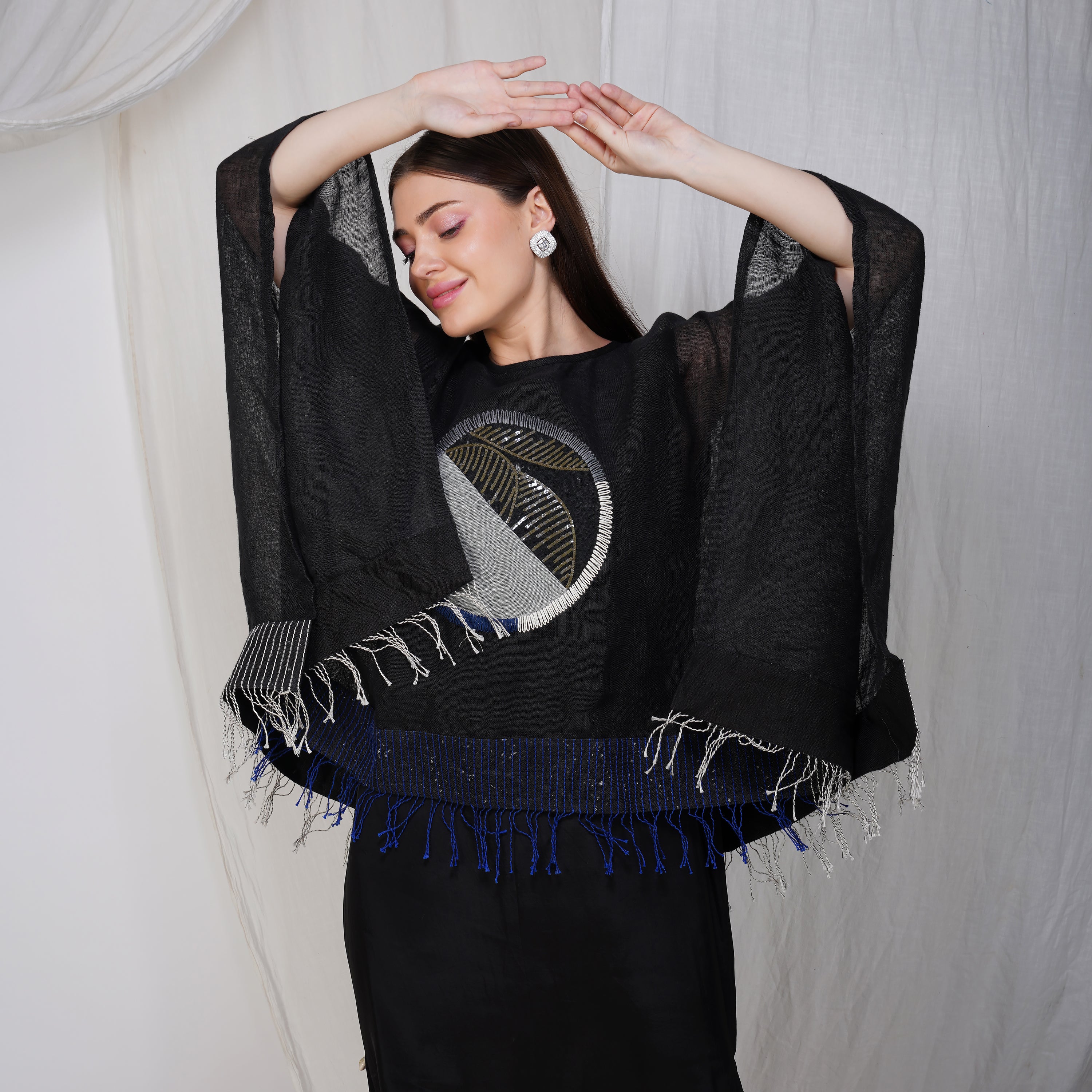 Circle Embroidery One Piece Jumpsuit  